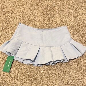 🍉 10 for $15 🍉 SHEIN Light Blue Pleated Ruffle Mini Skirt